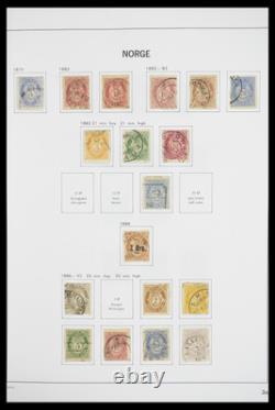 NORVÈGE 1856-1996 Utilisé dans l'album de collection de timbres DAVO