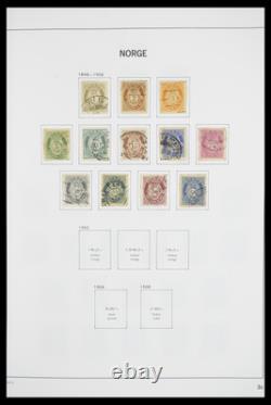 NORVÈGE 1856-1996 Utilisé dans l'album de collection de timbres DAVO