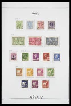 NORVÈGE 1856-1996 Utilisé dans l'album de collection de timbres DAVO