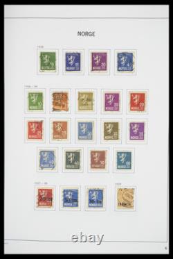 NORVÈGE 1856-1996 Utilisé dans l'album de collection de timbres DAVO