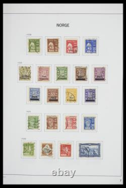 NORVÈGE 1856-1996 Utilisé dans l'album de collection de timbres DAVO