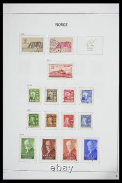 NORVÈGE 1856-1996 Utilisé dans l'album de collection de timbres DAVO