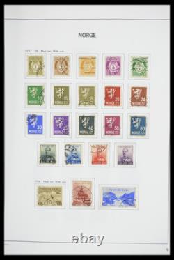 NORVÈGE 1856-1996 Utilisé dans l'album de collection de timbres DAVO
