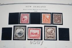 NOUVELLE-ZÉLANDE ET OCÉANIE, COLLECTION DES ANNÉES 1880 AUX ANNÉES 1970 DE PLUS DE 1 000 TIMBRES DANS UN ALBUM SCOTT