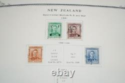 NOUVELLE-ZÉLANDE ET OCÉANIE, COLLECTION DES ANNÉES 1880 AUX ANNÉES 1970 DE PLUS DE 1 000 TIMBRES DANS UN ALBUM SCOTT