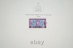 NOUVELLE-ZÉLANDE ET OCÉANIE, COLLECTION DES ANNÉES 1880 AUX ANNÉES 1970 DE PLUS DE 1 000 TIMBRES DANS UN ALBUM SCOTT
