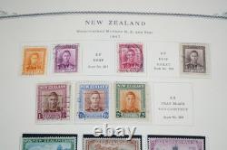 NOUVELLE-ZÉLANDE ET OCÉANIE, COLLECTION DES ANNÉES 1880 AUX ANNÉES 1970 DE PLUS DE 1 000 TIMBRES DANS UN ALBUM SCOTT