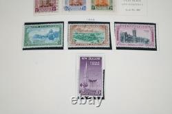 NOUVELLE-ZÉLANDE ET OCÉANIE, COLLECTION DES ANNÉES 1880 AUX ANNÉES 1970 DE PLUS DE 1 000 TIMBRES DANS UN ALBUM SCOTT