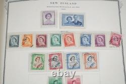 NOUVELLE-ZÉLANDE ET OCÉANIE, COLLECTION DES ANNÉES 1880 AUX ANNÉES 1970 DE PLUS DE 1 000 TIMBRES DANS UN ALBUM SCOTT