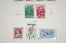 NOUVELLE-ZÉLANDE ET OCÉANIE, COLLECTION DES ANNÉES 1880 AUX ANNÉES 1970 DE PLUS DE 1 000 TIMBRES DANS UN ALBUM SCOTT