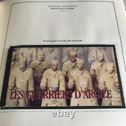 Nations Unies 60 Pages Brochure de l'ONU Collection de Timbres Mint Album Spécial Scott