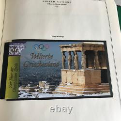 Nations Unies 60 Pages Brochure de l'ONU Collection de Timbres Mint Album Spécial Scott