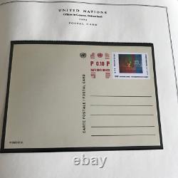 Nations Unies 60 Pages Brochure de l'ONU Collection de Timbres Mint Album Spécial Scott