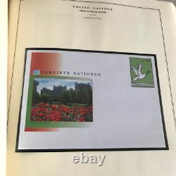 Nations Unies 60 Pages Brochure de l'ONU Collection de Timbres Mint Album Spécial Scott