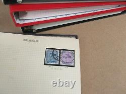 New Zealand Early To Modern Mint Et Timbres D'occasion Collection En 5 Albums