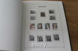 New Zealand Sg Davo Luxury Padded Hingeless Album 1989-96 Mnh Collection Fv 465 $