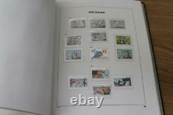 New Zealand Sg Davo Luxury Padded Hingeless Album 1989-96 Mnh Collection Fv 465 $