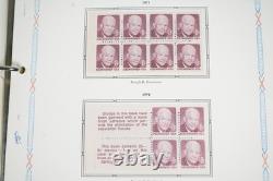 Nous 1968-1995 Collection de 130+ feuillets de brochures neufs sans charnière dans un album