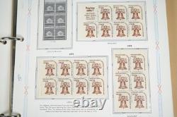 Nous 1968-1995 Collection de 130+ feuillets de brochures neufs sans charnière dans un album