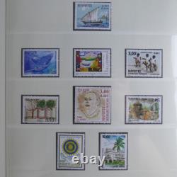 Nouvelle Collection de Timbres de Mayotte 1892-2011 dans l'Album Lindner