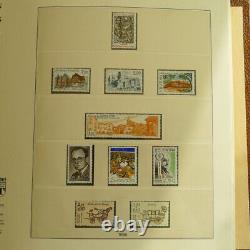 Nouvelle collection complète de timbres français de 1986 à 1993 dans l'album Lindner
