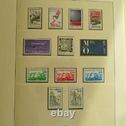 Nouvelle collection complète de timbres français de 1986 à 1993 dans l'album Lindner