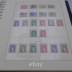 Nouvelle collection de timbres français de 1979 à 1986 sur album Lindner