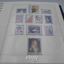 Nouvelle collection de timbres français de 1979 à 1986 sur album Lindner