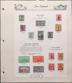 Nouvelle-zélande 1855-1967 Collection Dans L’album. Nz Au Détail 4600 $. (430)