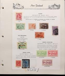 Nouvelle-zélande 1855-1967 Collection Dans L’album. Nz Au Détail 4600 $. (430)