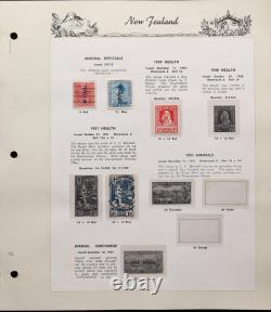 Nouvelle-zélande 1855-1967 Collection Dans L’album. Nz Au Détail 4600 $. (430)