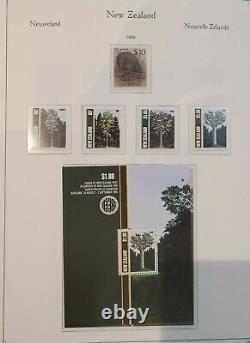 Nouvelle-zélande 1967-97 Near Complete Collection Of Stamps In 2 Kabe Albums Muh