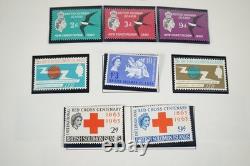 OCÉANIE BRITANNIQUE ANNÉES 1950-1970 COLLECTION DE PLUS DE 550 TIMBRES NEUFS DANS UN ALBUM MINKUS