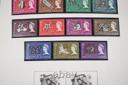 OCÉANIE BRITANNIQUE ANNÉES 1950-1970 COLLECTION DE PLUS DE 550 TIMBRES NEUFS DANS UN ALBUM MINKUS