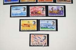 OCÉANIE BRITANNIQUE ANNÉES 1950-1970 COLLECTION DE PLUS DE 550 TIMBRES NEUFS DANS UN ALBUM MINKUS