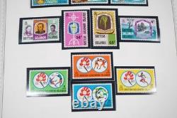 OCÉANIE BRITANNIQUE ANNÉES 1950-1970 COLLECTION DE PLUS DE 550 TIMBRES NEUFS DANS UN ALBUM MINKUS