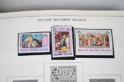 OCÉANIE BRITANNIQUE ANNÉES 1950-1970 COLLECTION DE PLUS DE 550 TIMBRES NEUFS DANS UN ALBUM MINKUS