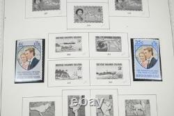 OCÉANIE BRITANNIQUE ANNÉES 1950-1970 COLLECTION DE PLUS DE 550 TIMBRES NEUFS DANS UN ALBUM MINKUS