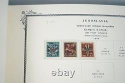 Occupations allemandes des années 1920-1940, collection de plus de 1 150 timbres neufs et oblitérés dans un album