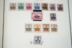 Occupations allemandes des années 1920-1940, collection de plus de 1 150 timbres neufs et oblitérés dans un album