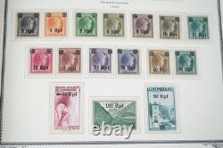 Occupations allemandes des années 1920-1940, collection de plus de 1 150 timbres neufs et oblitérés dans un album