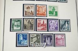 Occupations allemandes des années 1920-1940, collection de plus de 1 150 timbres neufs et oblitérés dans un album