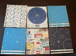 Octobre Après-midi Rocket Age Collection 12 X 12 Timbres Chip Album Journal Cards