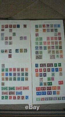 Old Stamp Album / Collection 1600 Timbres Beaucoup De La Reine Victoria Grande Qualité