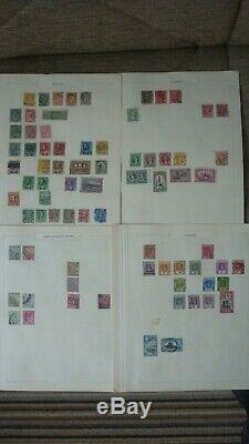 Old Stamp Album / Collection 1600 Timbres Beaucoup De La Reine Victoria Grande Qualité