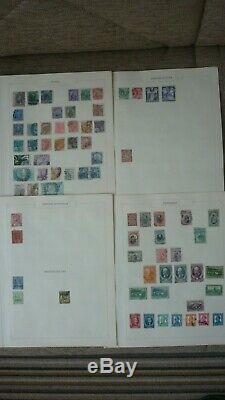 Old Stamp Album / Collection 1600 Timbres Beaucoup De La Reine Victoria Grande Qualité