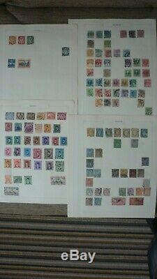 Old Stamp Album / Collection 1600 Timbres Beaucoup De La Reine Victoria Grande Qualité