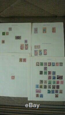 Old Stamp Album / Collection 1600 Timbres Beaucoup De La Reine Victoria Grande Qualité