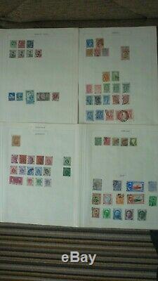 Old Stamp Album / Collection 1600 Timbres Beaucoup De La Reine Victoria Grande Qualité