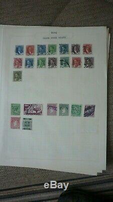 Old Stamp Album / Collection 1600 Timbres Beaucoup De La Reine Victoria Grande Qualité